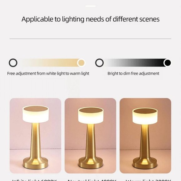 Ultra Luxury Slim & Sleek 3 Way Modes & Stepless Dimmable LED Touch Lamp - Picture 8 of 9